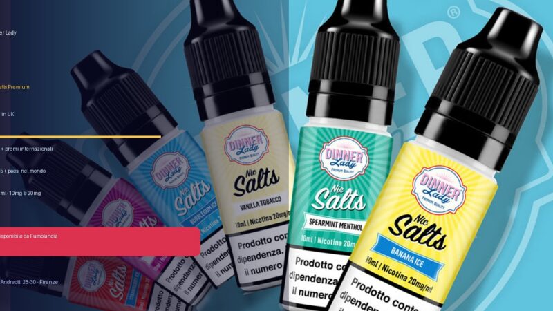 Dinner Lady Nic Salts liquidi pronti 10ml - Fumolandia Firenze