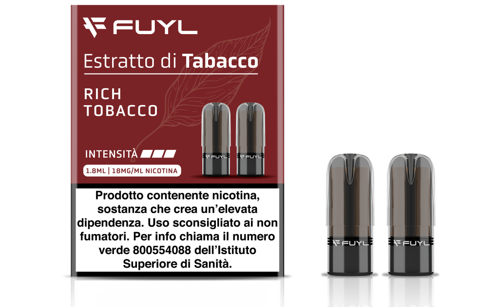 Pod FUYL gusto Rich Tobacco 1.8ml 18mg/ml nicotina