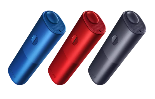 Bonds by IQOS nei tre colori disponibili: Ocean Blue, Ruby Red e Cosmic Black
